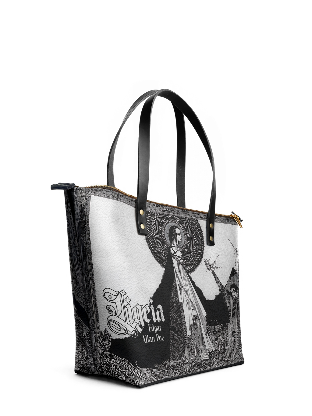 "Ligeia" Leather Tote Bag