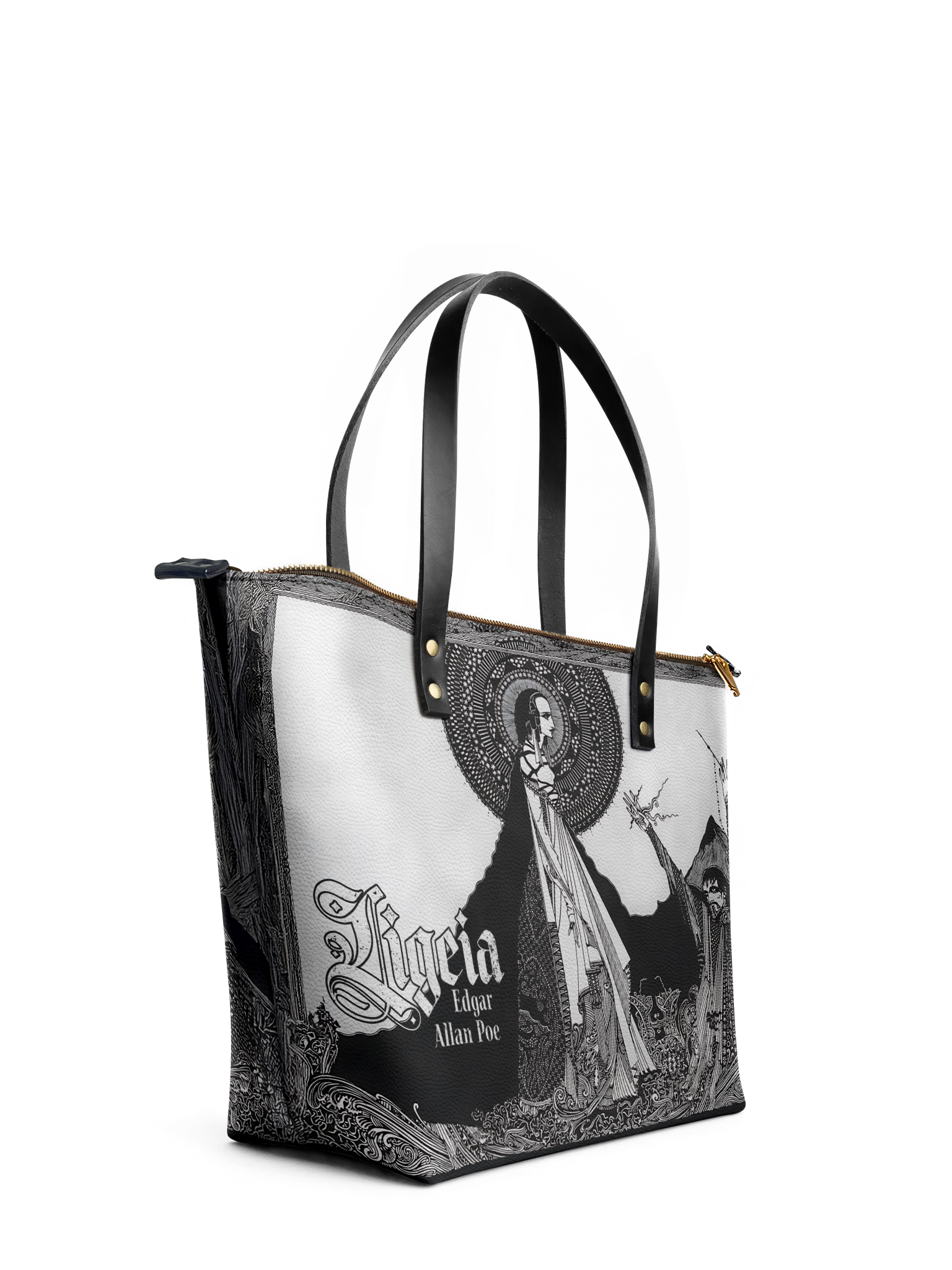 "Ligeia" Leather Tote Bag