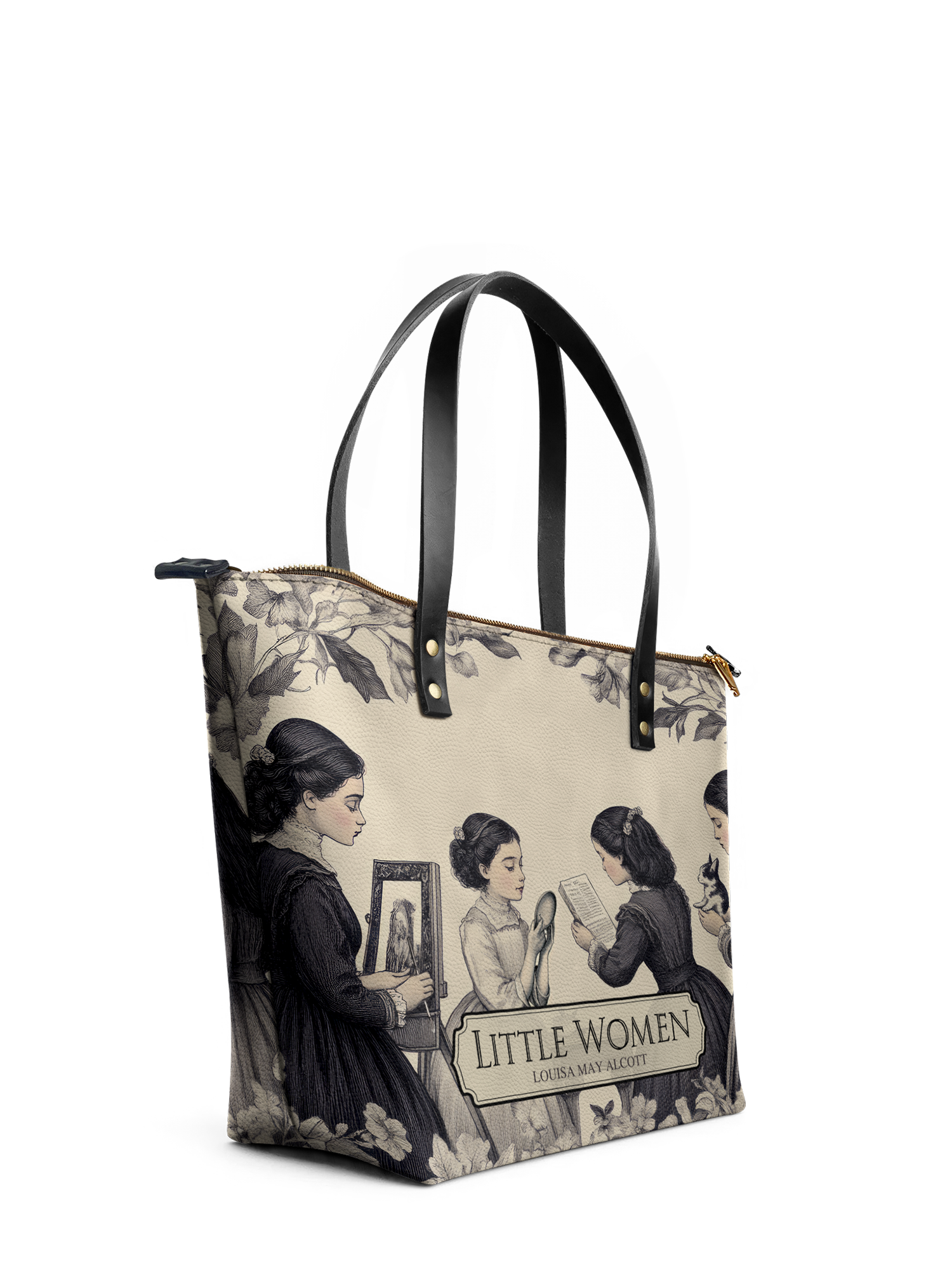 "Little Women" Leather Tote Bag