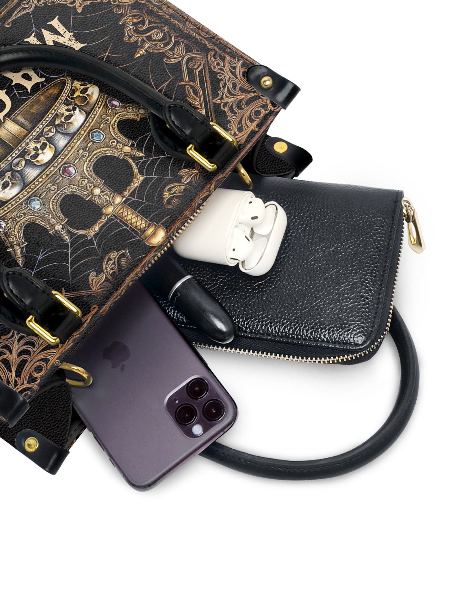 "Macbeth" Small Leather Handbag