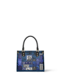 "Poe's Library" Midnight Ink Small Leather Handbag