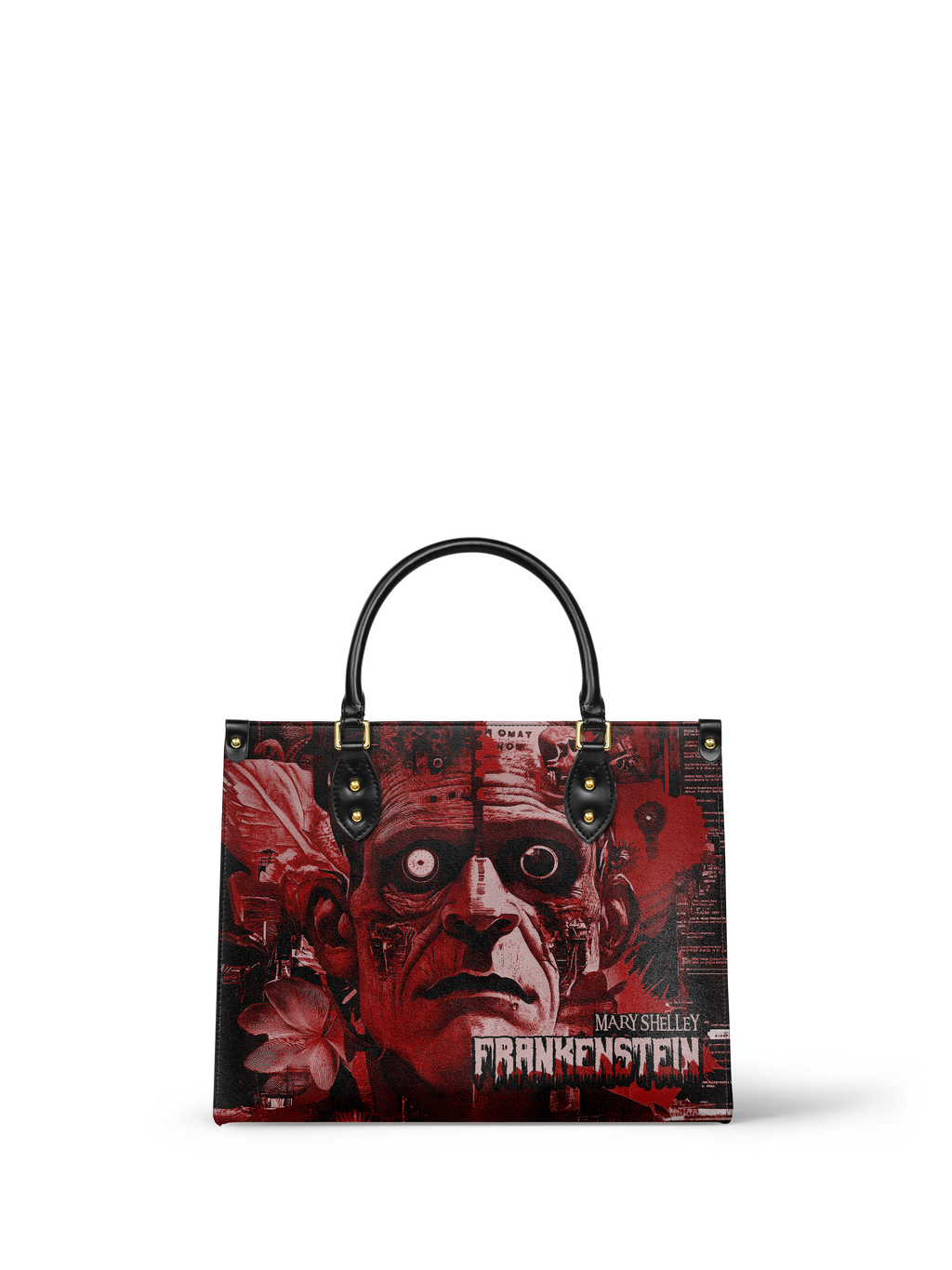 "Frankenstein" Heart Surge Leather Handbag