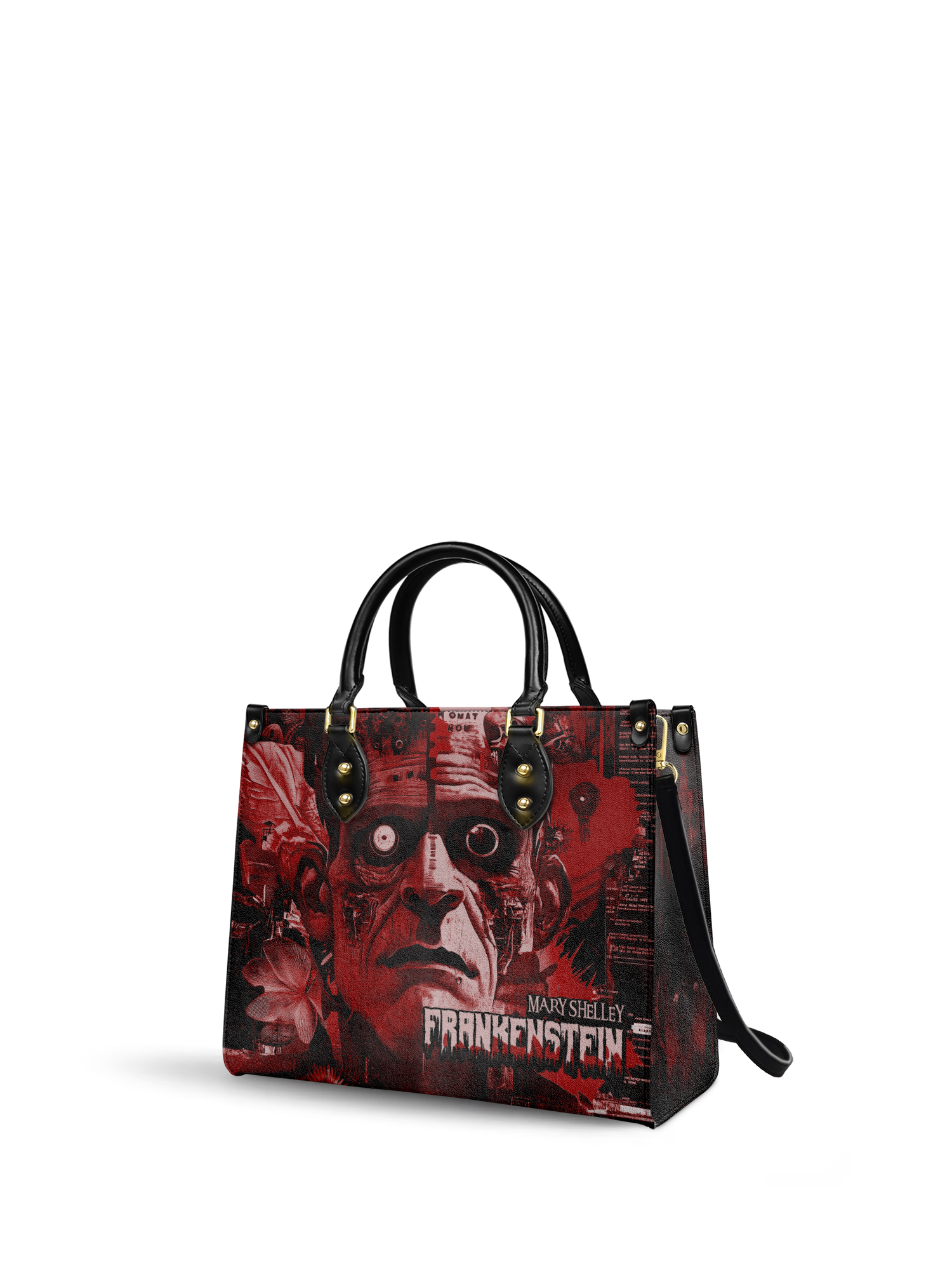 "Frankenstein" Heart Surge Leather Handbag
