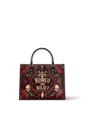 "Romeo And Juliet" Poison Rose Leather Handbag