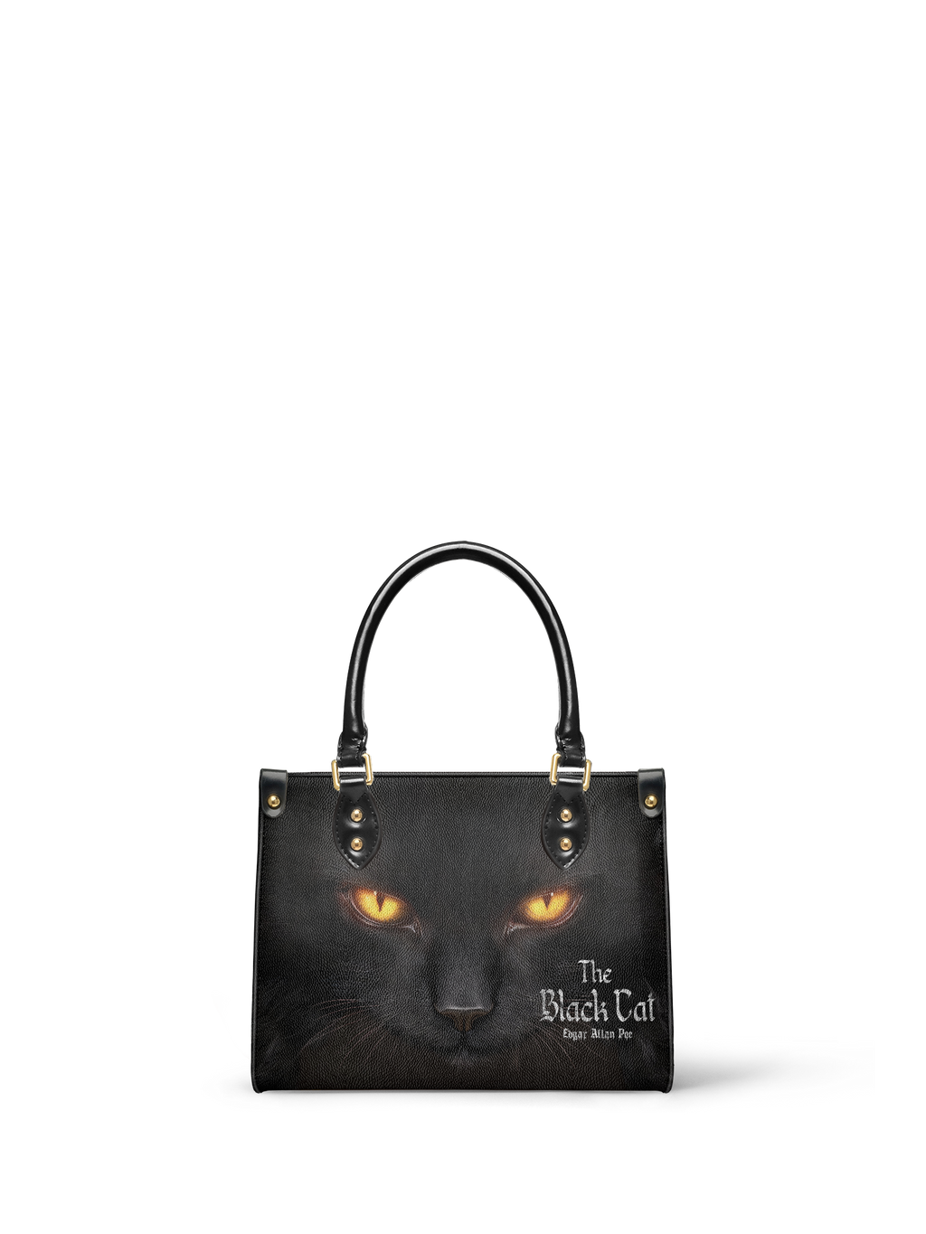 "The Black Cat" Small Leather Handbag