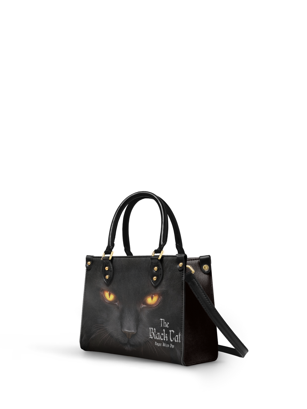 "The Black Cat" Small Leather Handbag