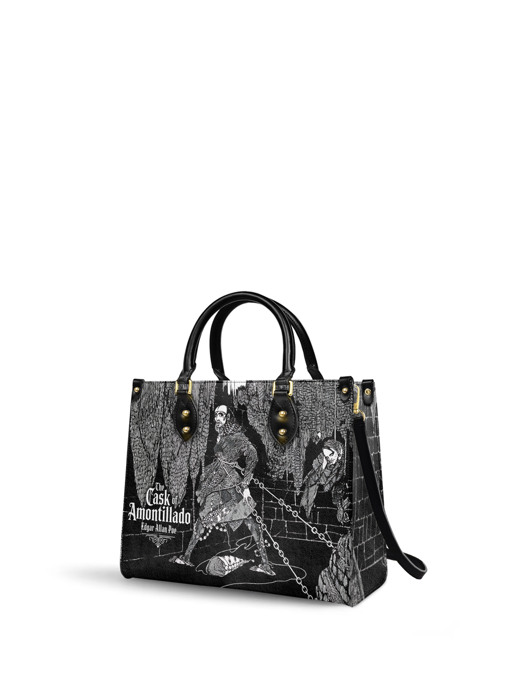 "The Cask Of Amontillado" Leather Handbag
