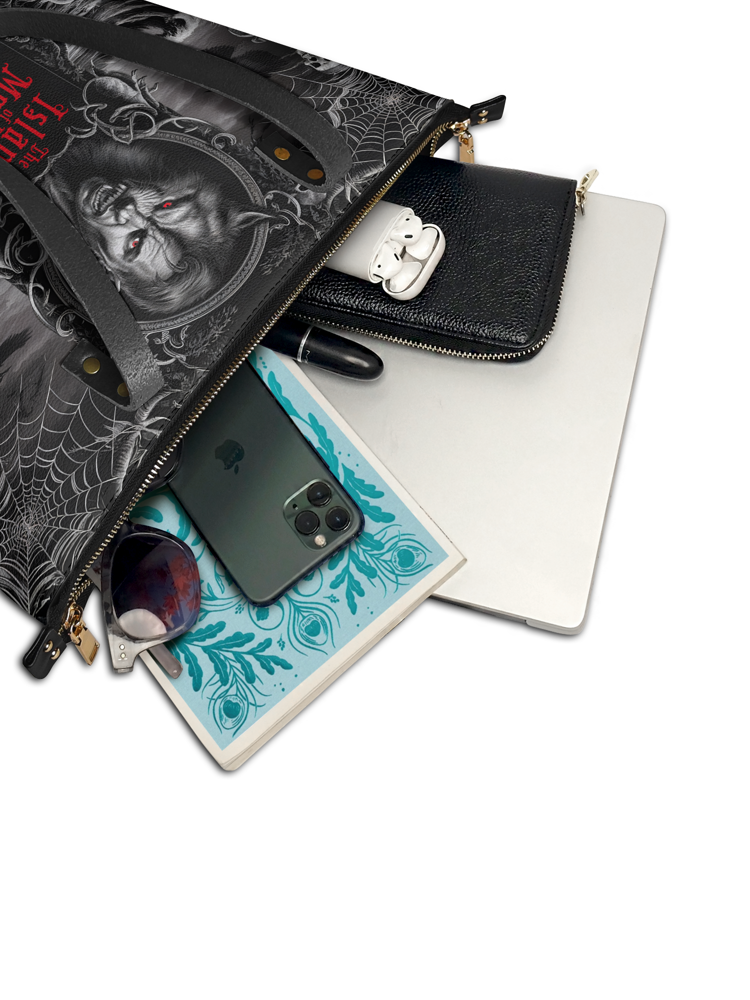 "The Island Of Dr Moreau" Leather Tote Bag