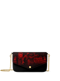 "The Masque Of The Red Death" Envelope Chain Crossbody Bag