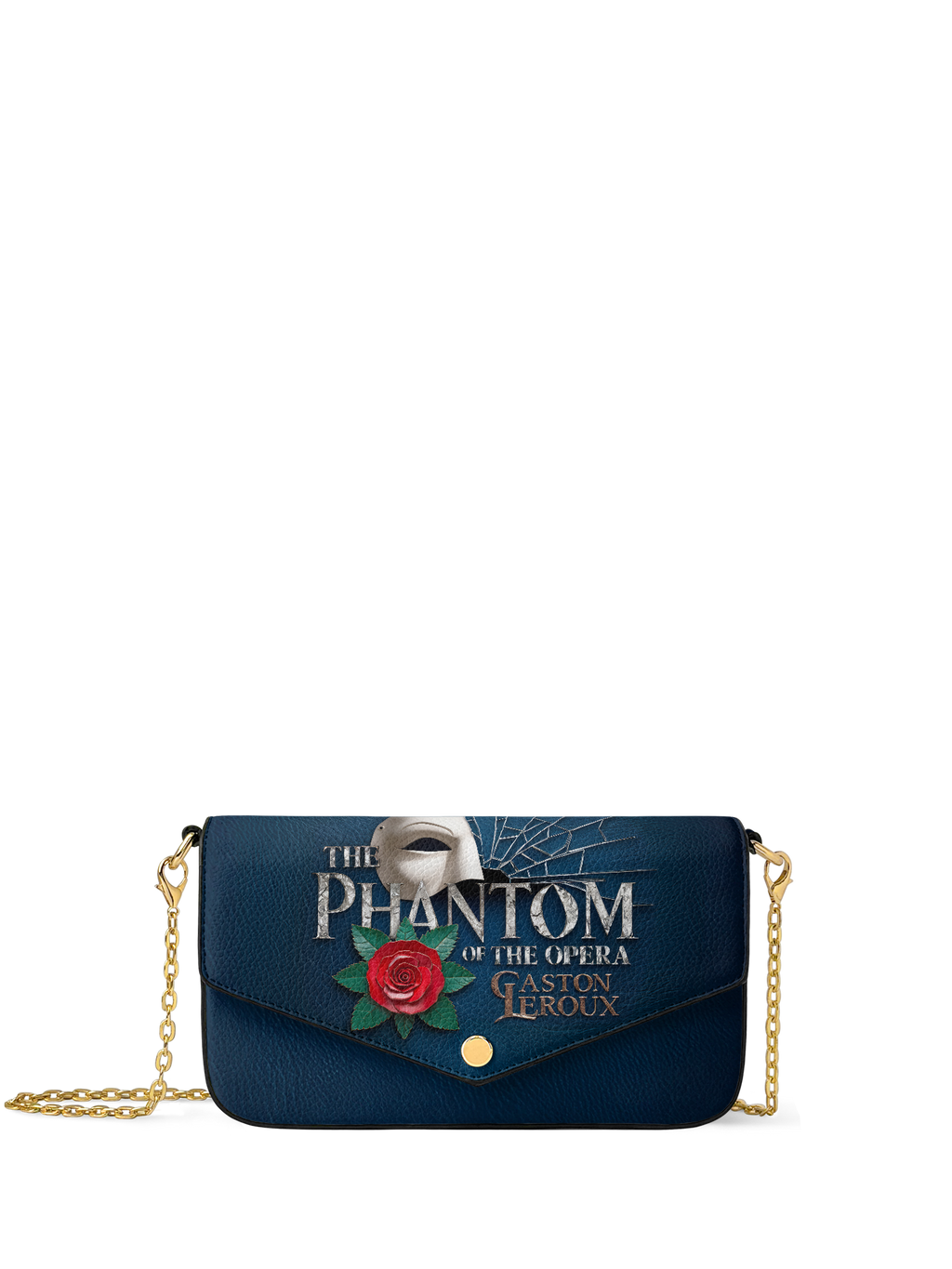 "The Phantom Of The Opera" Envelope Chain Crossbody Bag