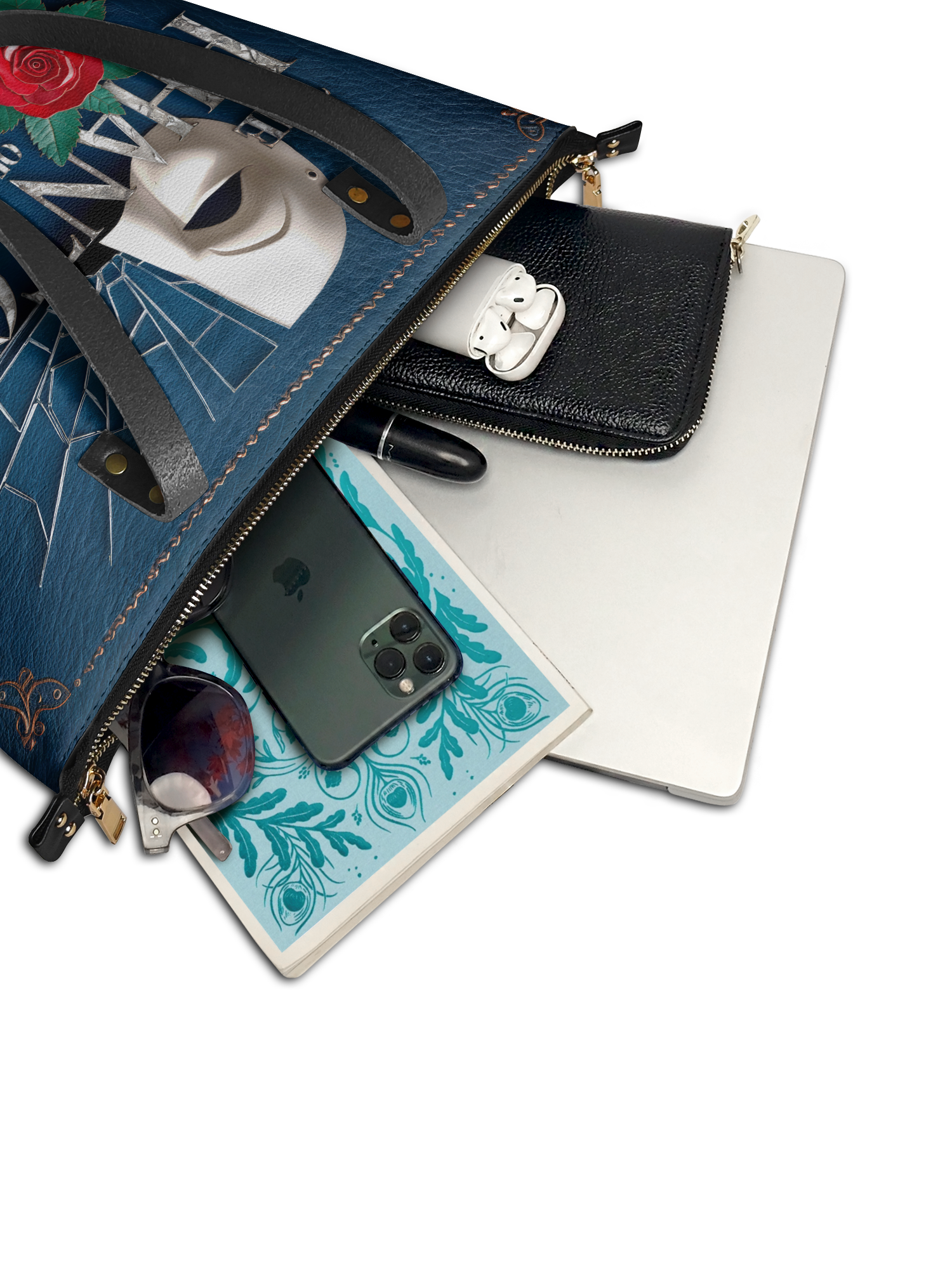 "The Phantom Of The Opera" Leather Tote Bag