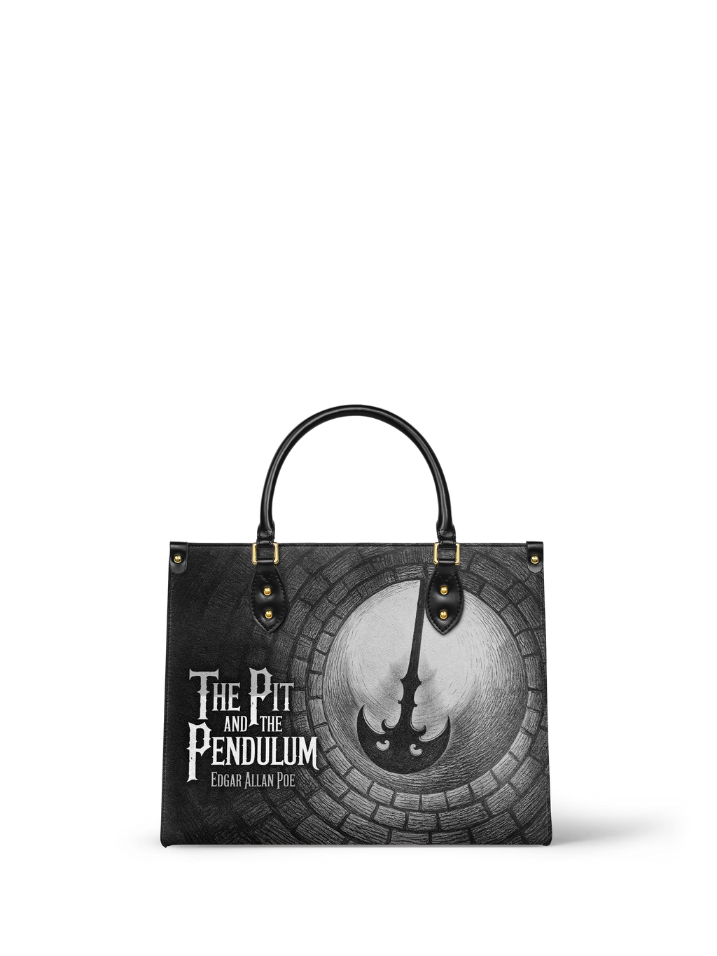 "The Pit And The Pendulum" Leather Handbag