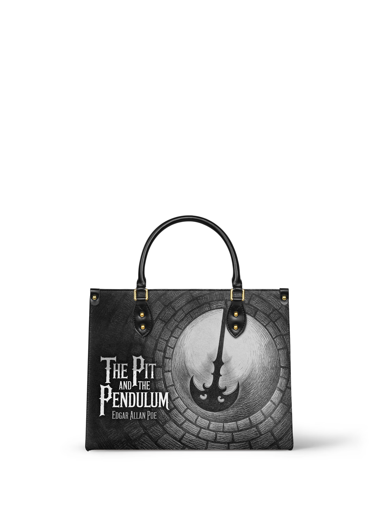 "The Pit And The Pendulum" Leather Handbag