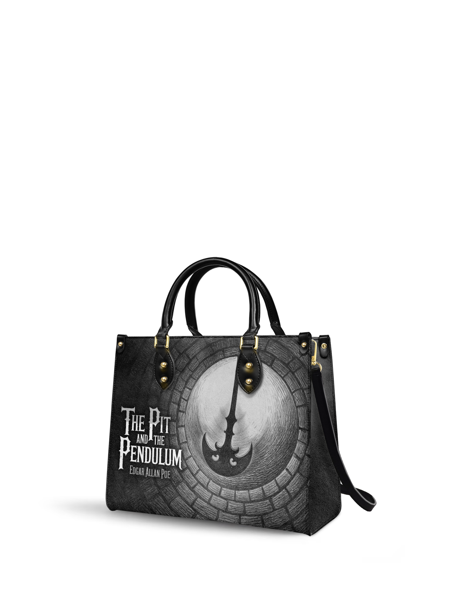 "The Pit And The Pendulum" Leather Handbag