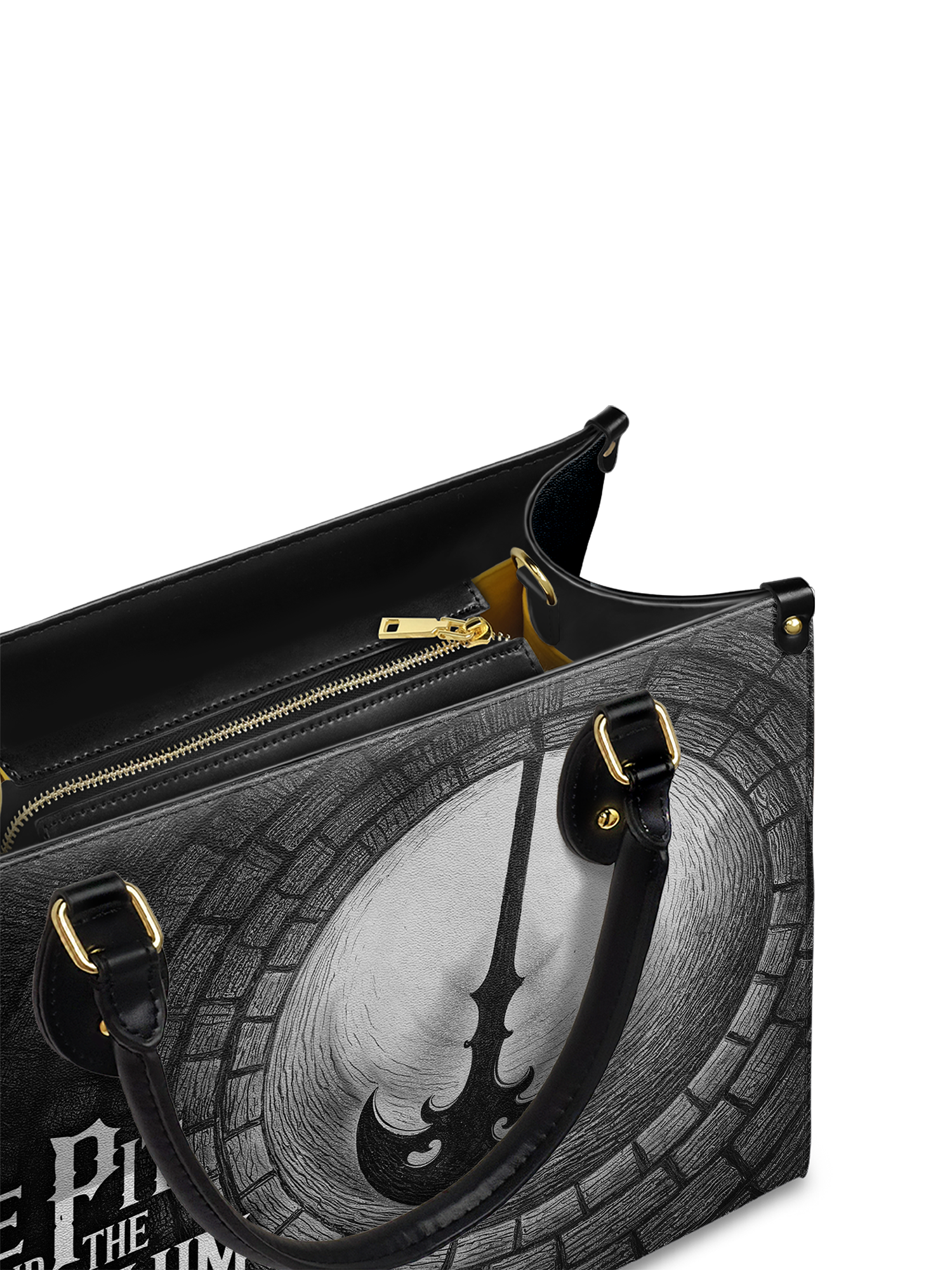 "The Pit And The Pendulum" Leather Handbag
