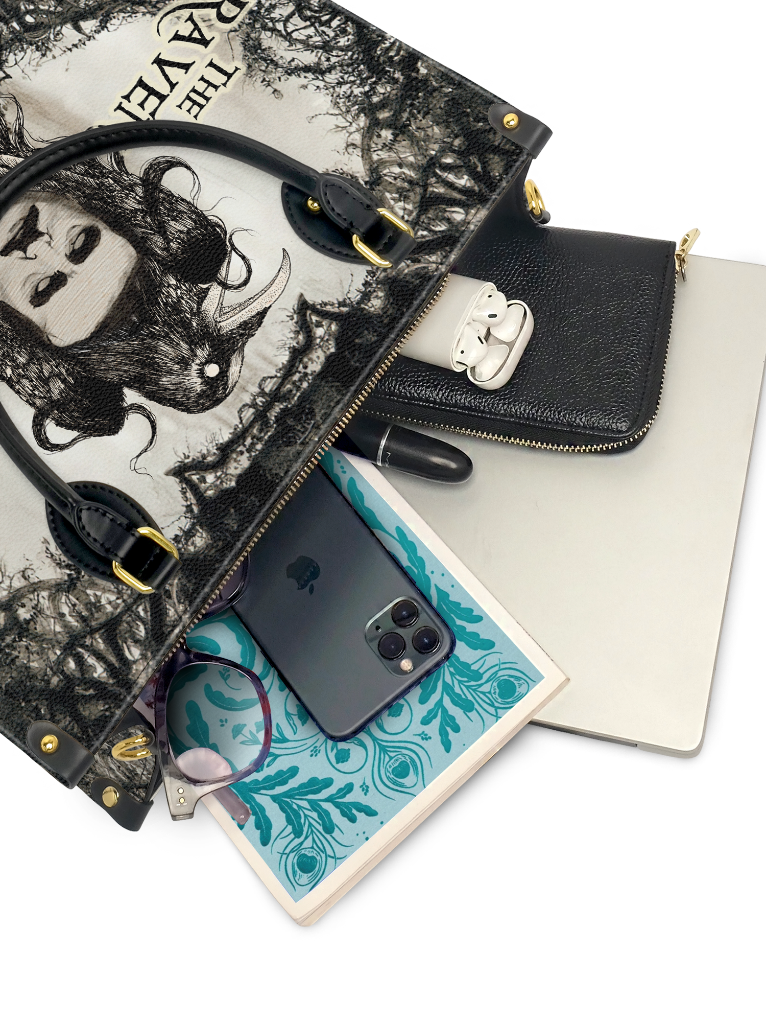 "The Raven" Leather Handbag