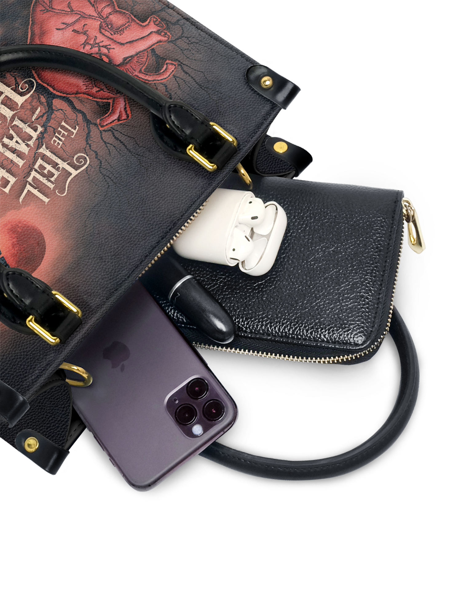 "The Tell-Tale Heart" Small Leather Handbag