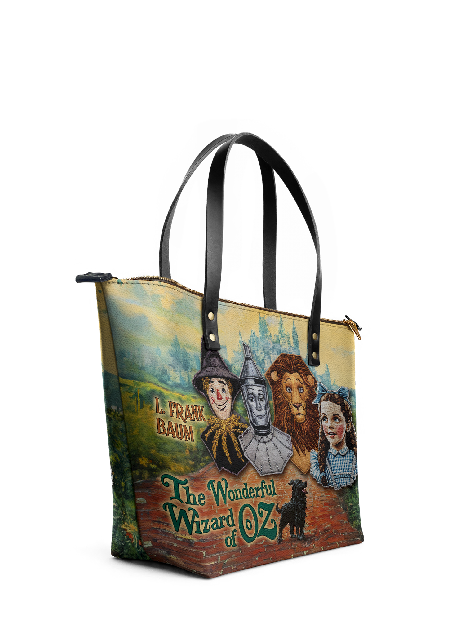 "Emerald City Dream" Leather Tote Bag