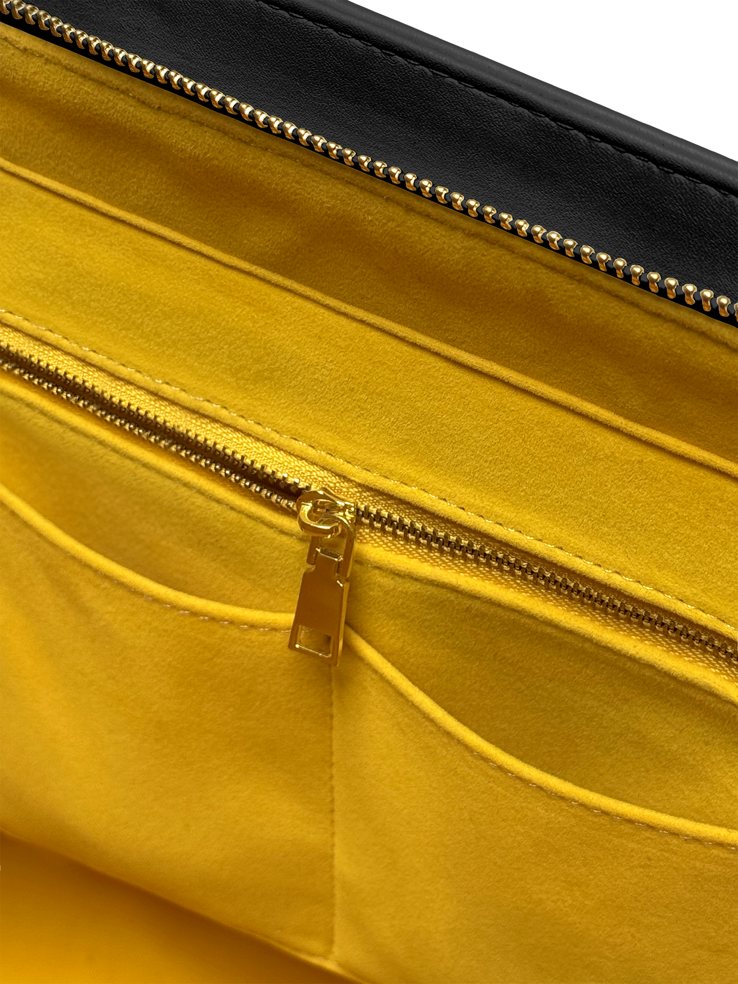"Poe's Library" Ashen Black Leather Handbag