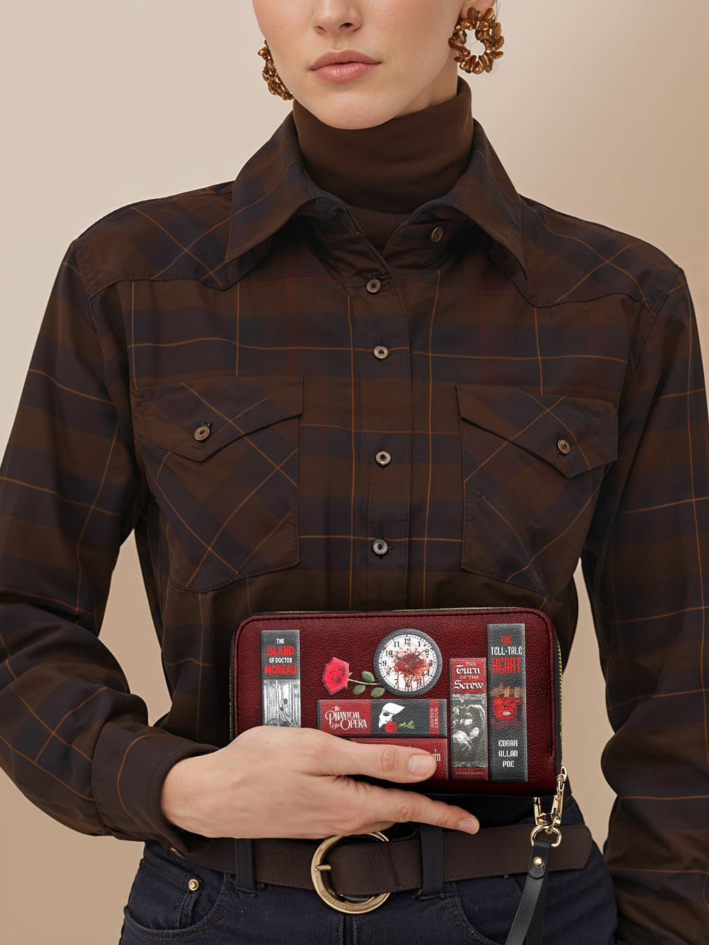 "The Crimson Codex" Wallet