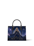 “Born of Night and Stars” Celestial Heiress Leather Handbag