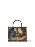 “Emotionally Unavailable Until Chapter 30” Locked-Heart Leather Handbag