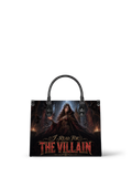 “I Read for the Villain” Cathedral Coronation Leather Handbag