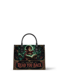 “Some Books Read You Back” Cursed Library Leather Handbag