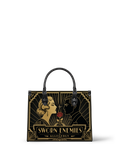 “Sworn Enemies (Allegedly)” Deco Duel Leather Handbag