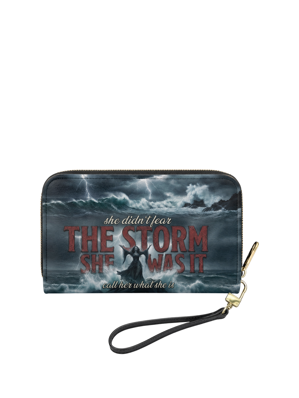 "She Was The Storm" Tempest Long Wallet