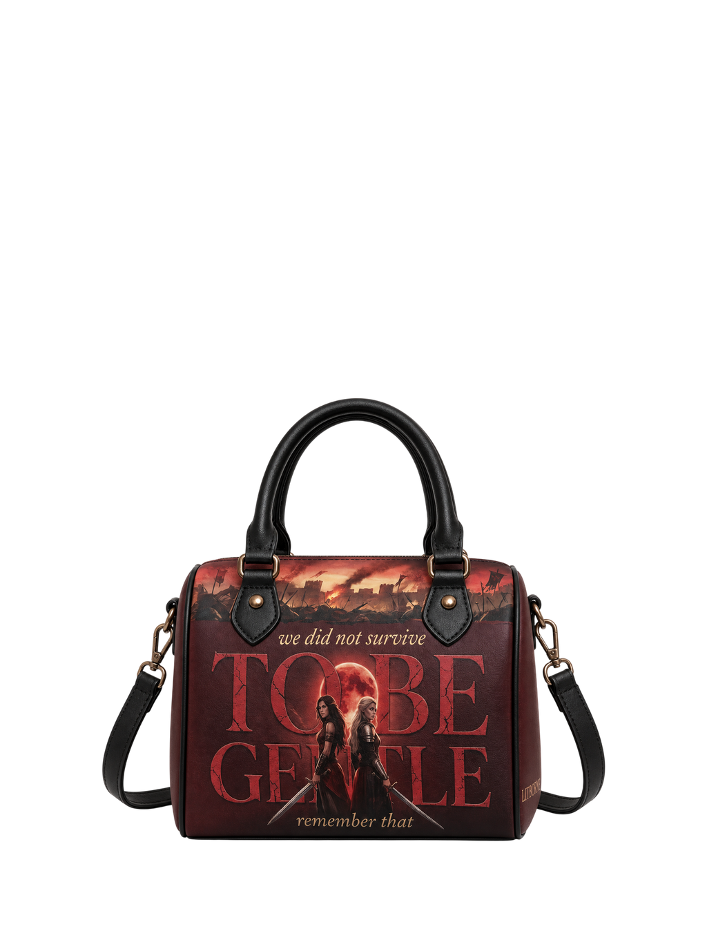 "We Did Not Survive To Be Gentle" Warrior Sisters Mini Satchel