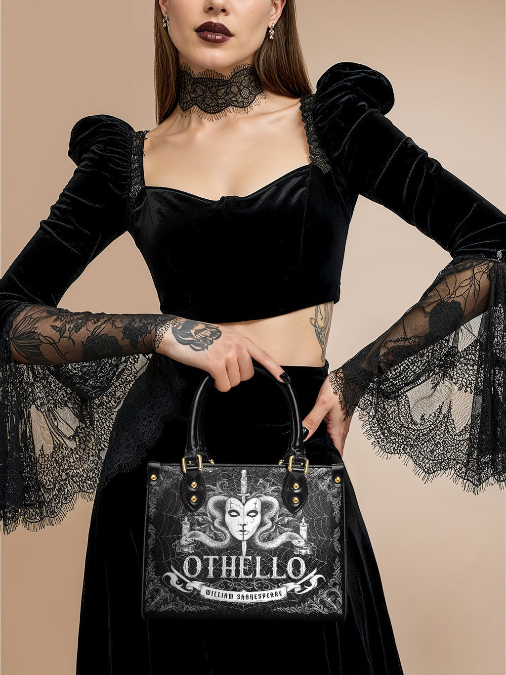 "Othello" Small Leather Handbag