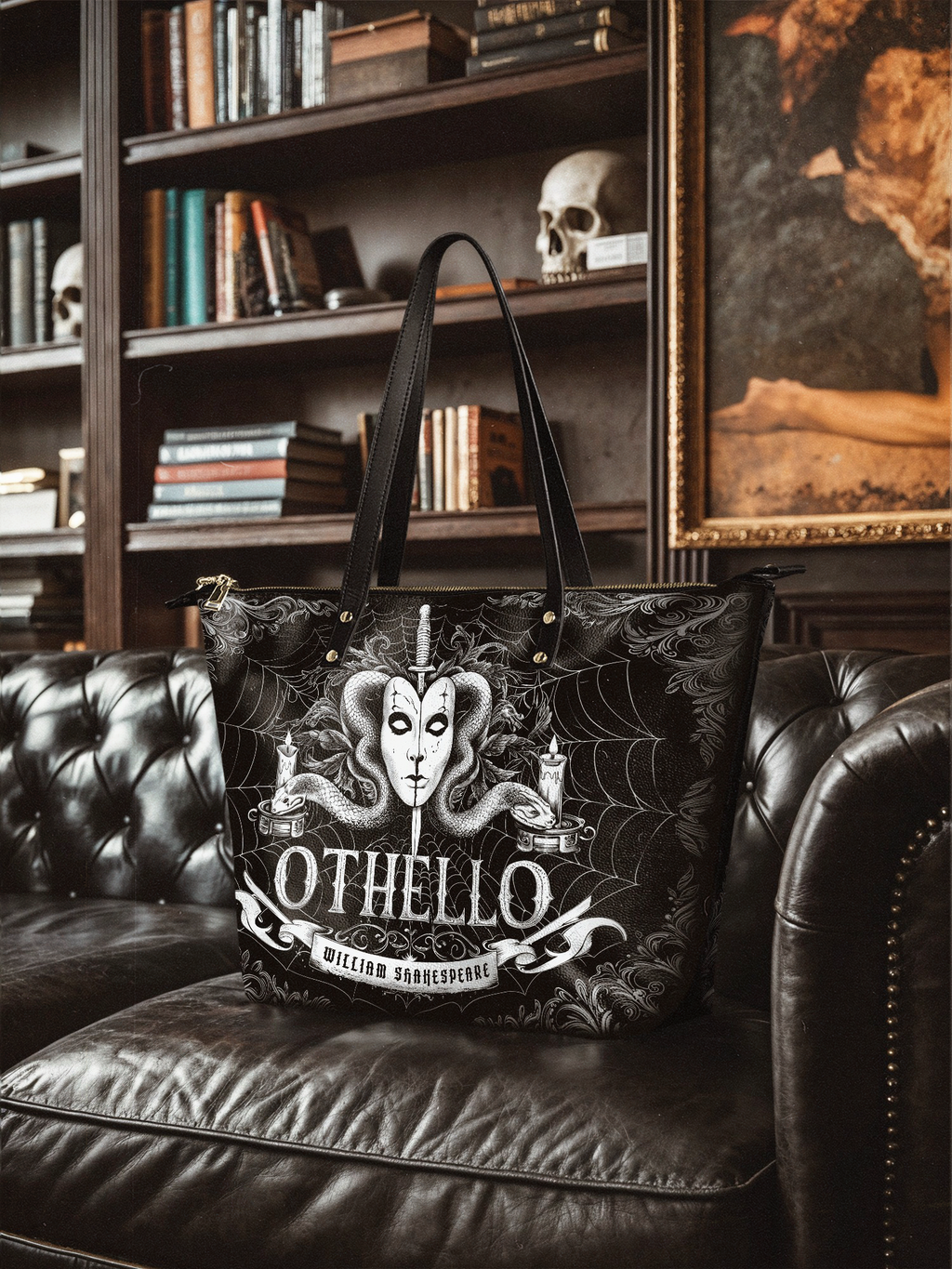 "Othello" Leather Tote Bag